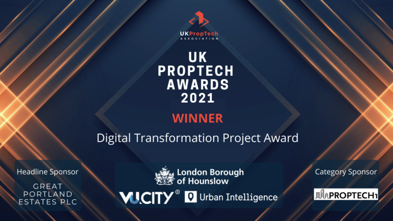 UK Proptech Awards Winner 2021 Digital Transformation Project